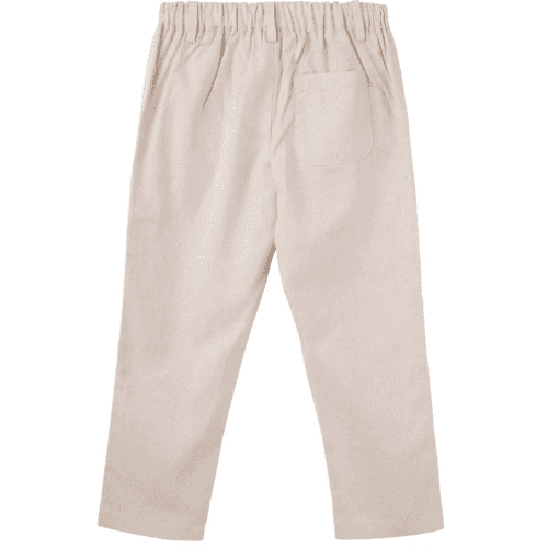 Boys Finley Linen Pants - Sand