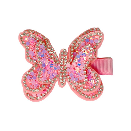 Sparkling Butterfly Hair Clip