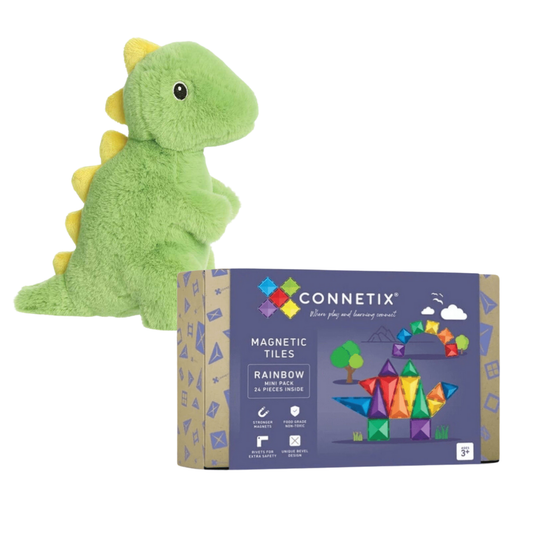 Connetix Mini Pack + Eco Nation Dinosaur Bundle | Serenity Kids