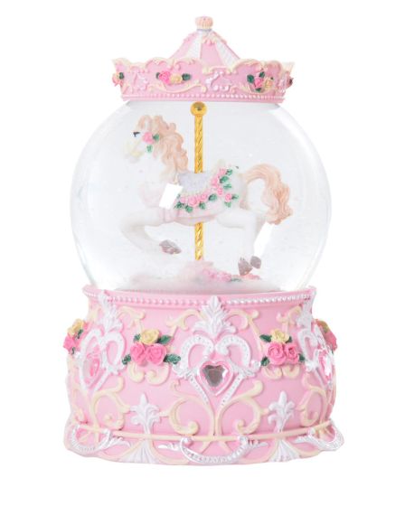 Musical Pink Carousel Waterbal