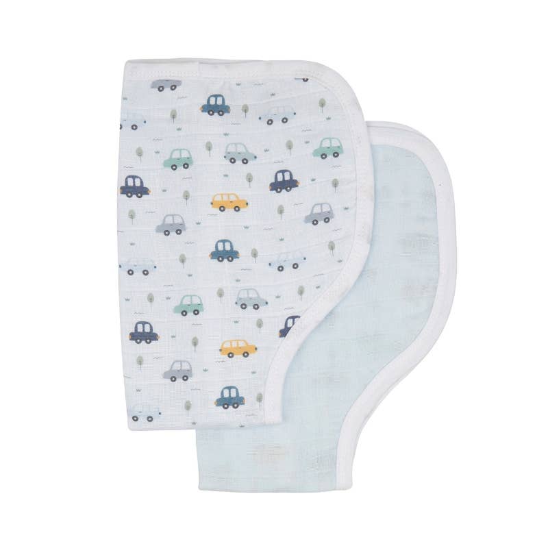 Burp Cloths 2pk - Beep Beep