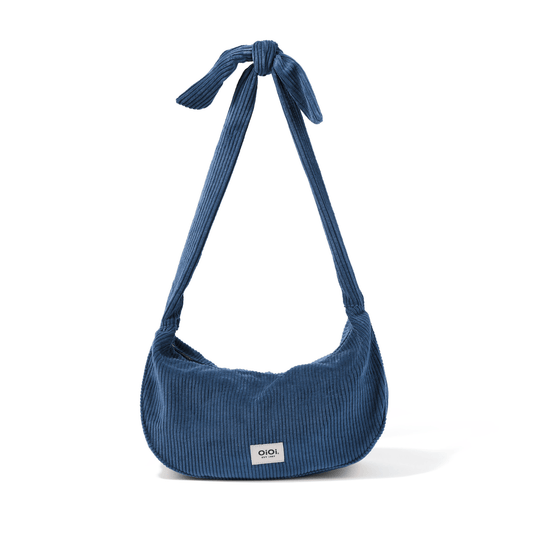 OiOi Luna Crossbody - Ocean Blue  Corduroy