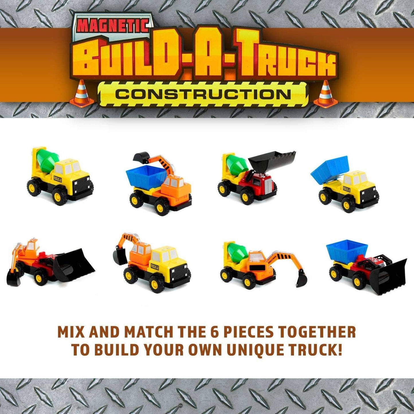 Magnetic: Build A Truck Construction Toy