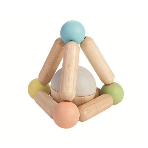 Plan Toys - Triangle Clutching Baby Toy - Pastel