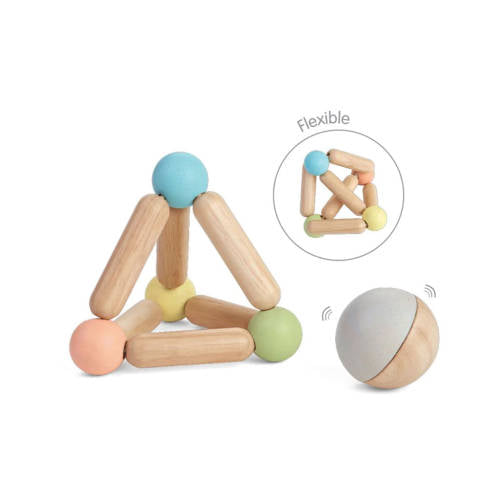 Plan Toys - Triangle Clutching Baby Toy - Pastel