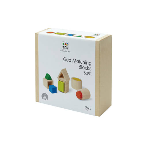 PlanToys - Geo Matching Building Boxes