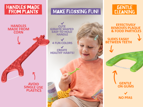 Jack N' Jill Biodegradable Floss Picks 30pcs