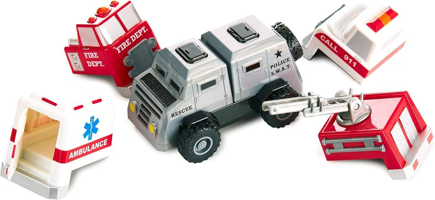 Magnetic: Build A Truck Rescue Toy