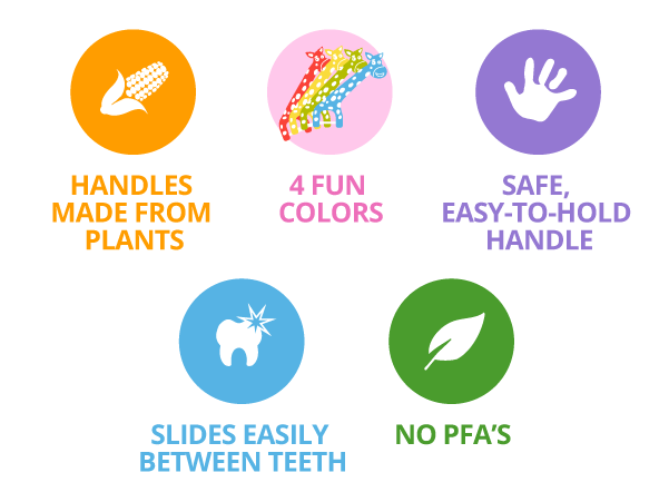 Jack N' Jill Biodegradable Floss Picks 30pcs