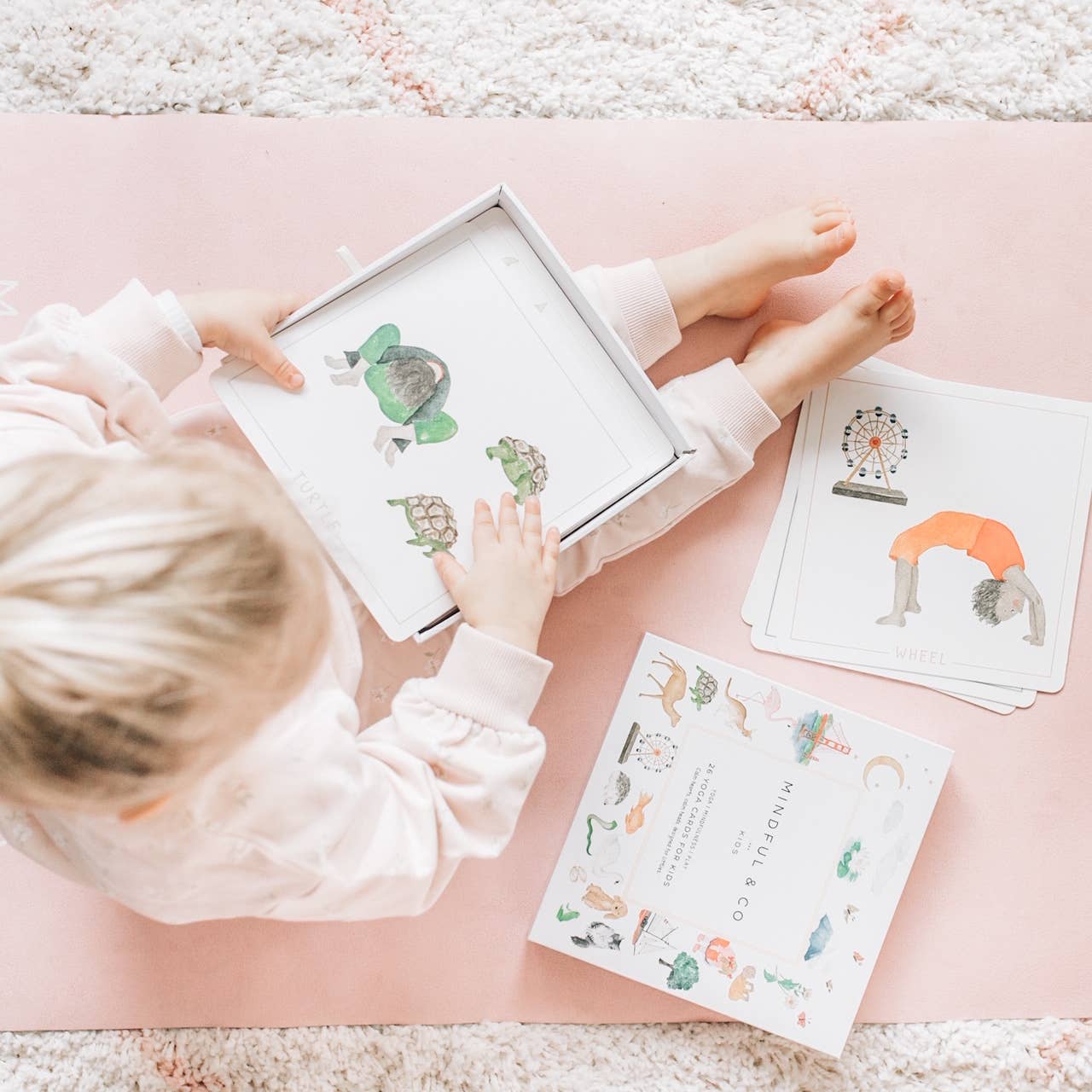 Mindful & Co Yoga Flash Cards for Kids – Calm, Focus & Movement