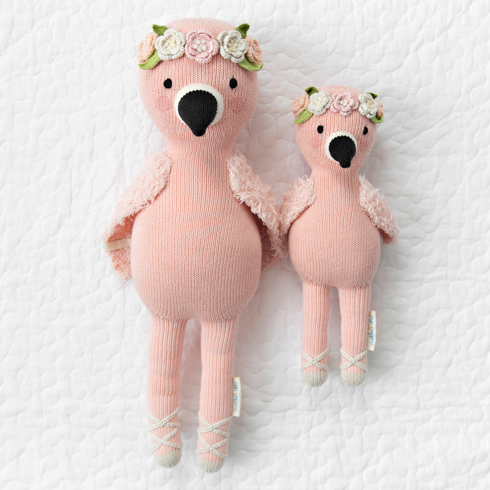 Cuddle + Kind Little Penelope The Flamingo 13" | Serenity Kids