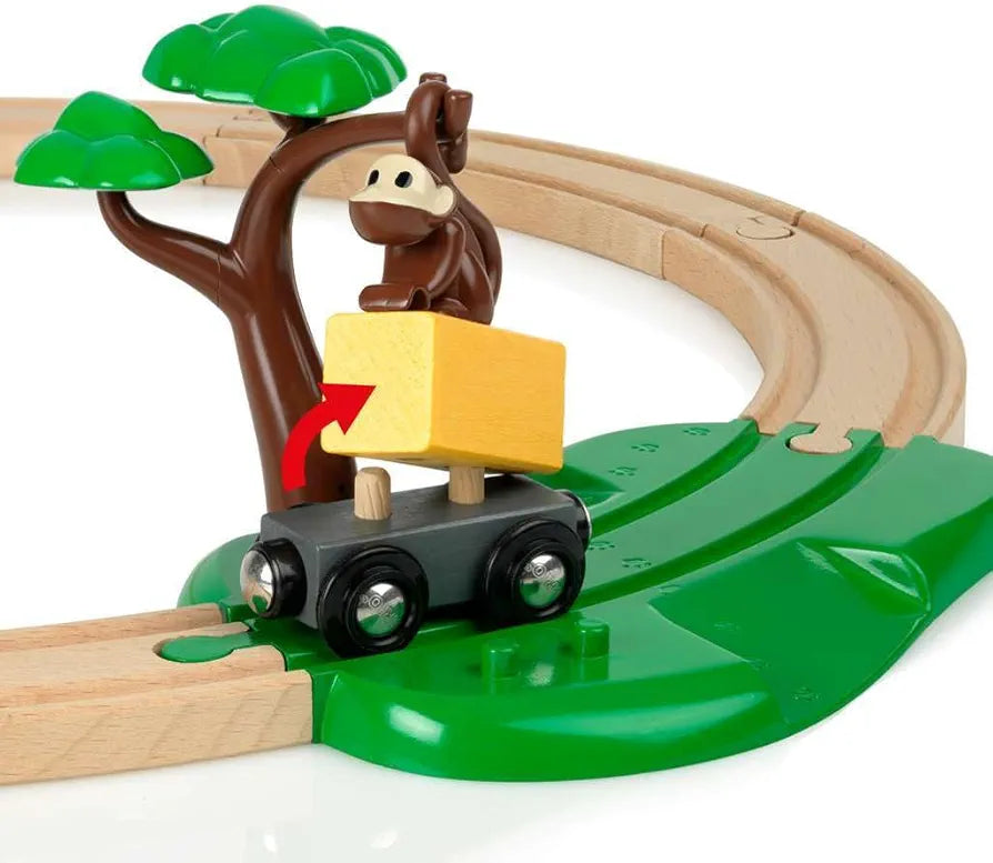 BRIO - Safari Railway Set 17 pieces