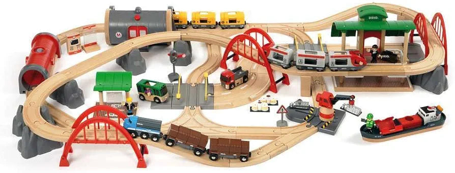 BRIO - Deluxe Railway Set 87 pieces