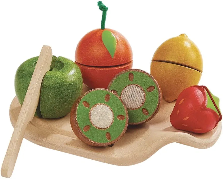 PlanToys - Assorted Cutting Fruit Set