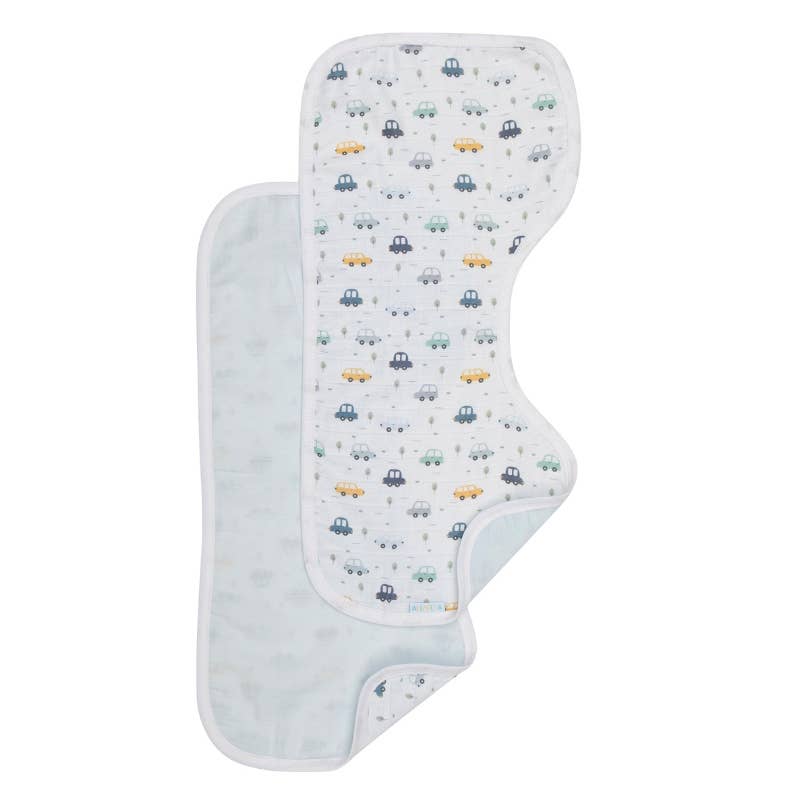 Burp Cloths 2pk - Beep Beep