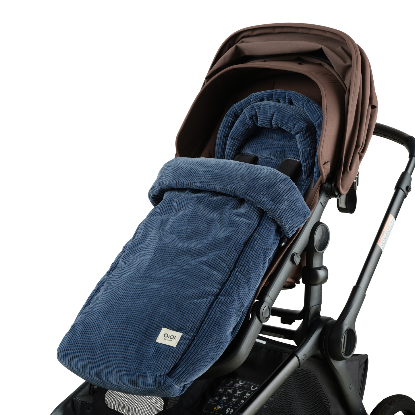 4-in-1 Convertible Footmuff - Ocean Blue Corduroy