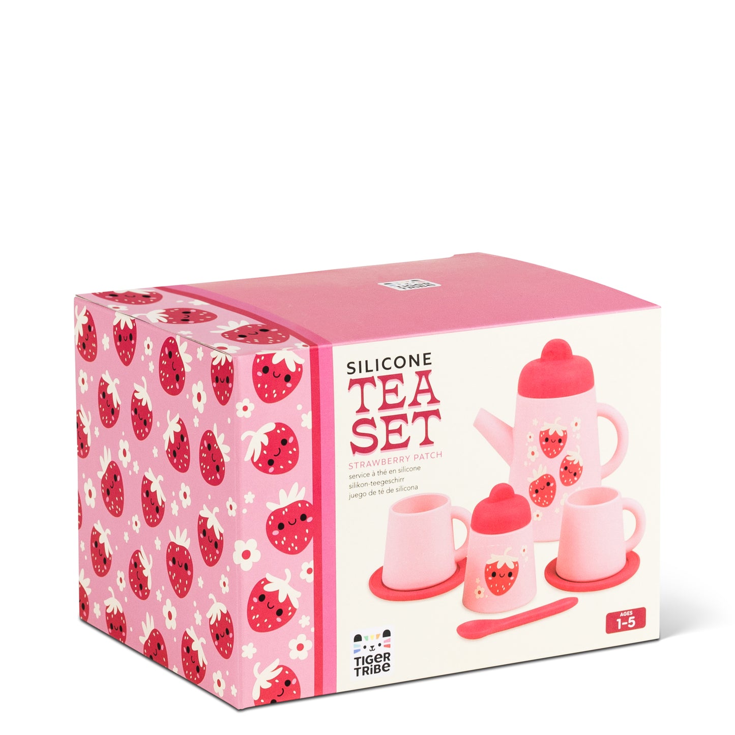 Tiger Tribe - Silicone Tea Set - Strawberry Patch