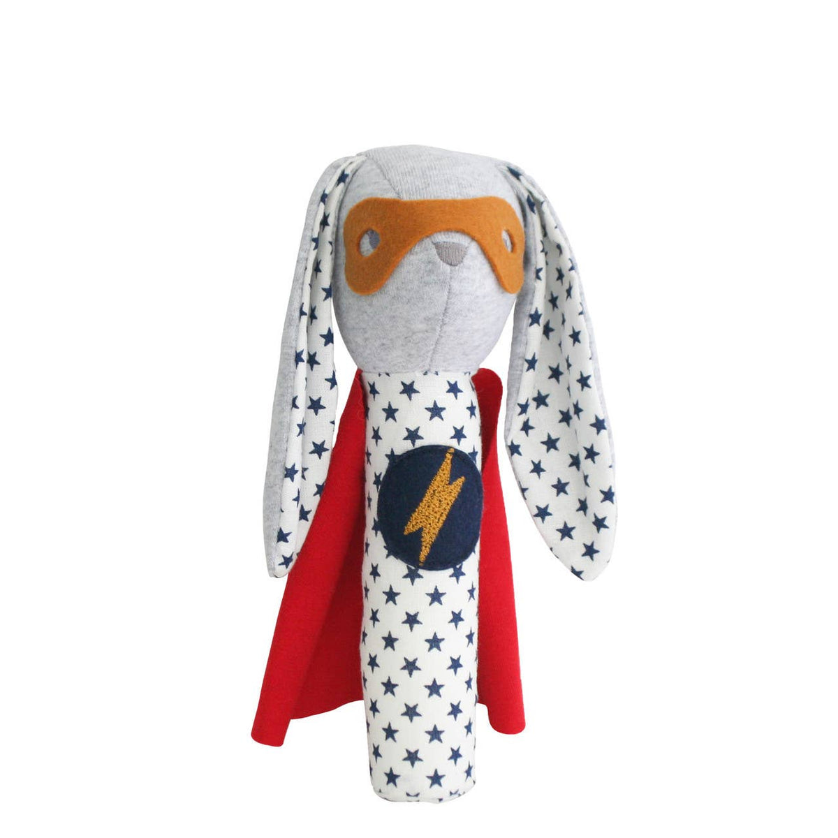 Alimrose Hero Bunny Squeaker Navy Star