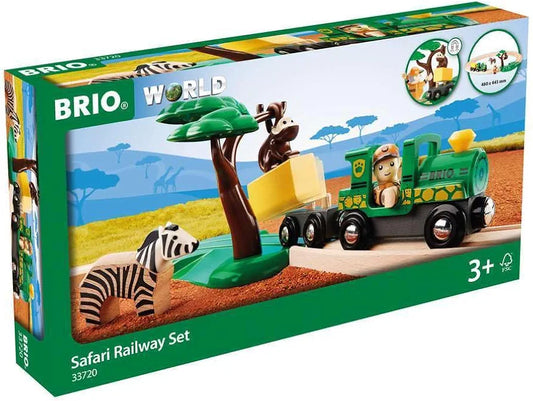 BRIO - Safari Railway Set 17 pieces