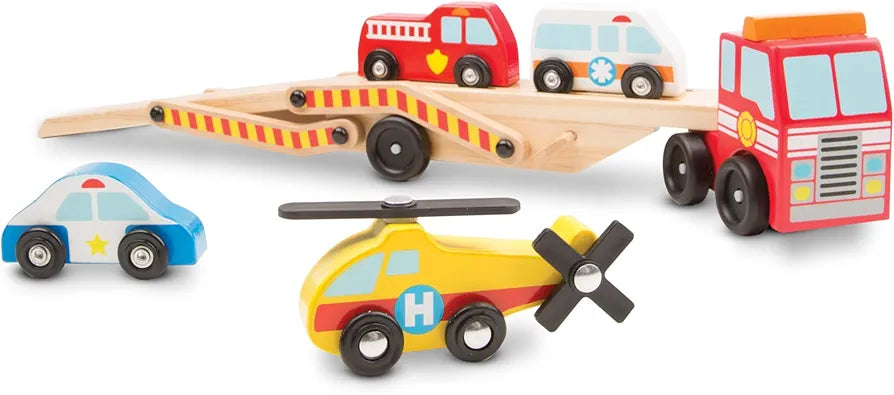 Melissa & Doug - Emergency Vehicle Carrier