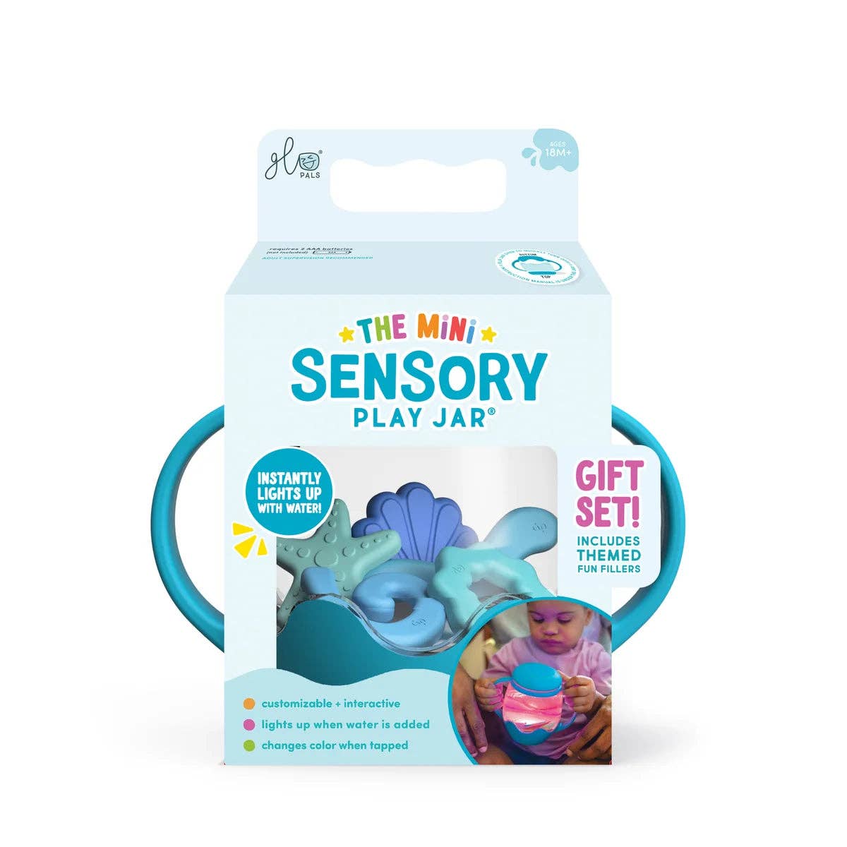 Jellystone Mini Sensory Play Jar® Gift Set - BLUE Lagoon