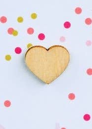 Baby Girl Greeting Card - Heart & Confetti *