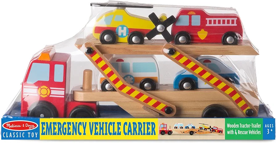 Melissa & Doug - Emergency Vehicle Carrier