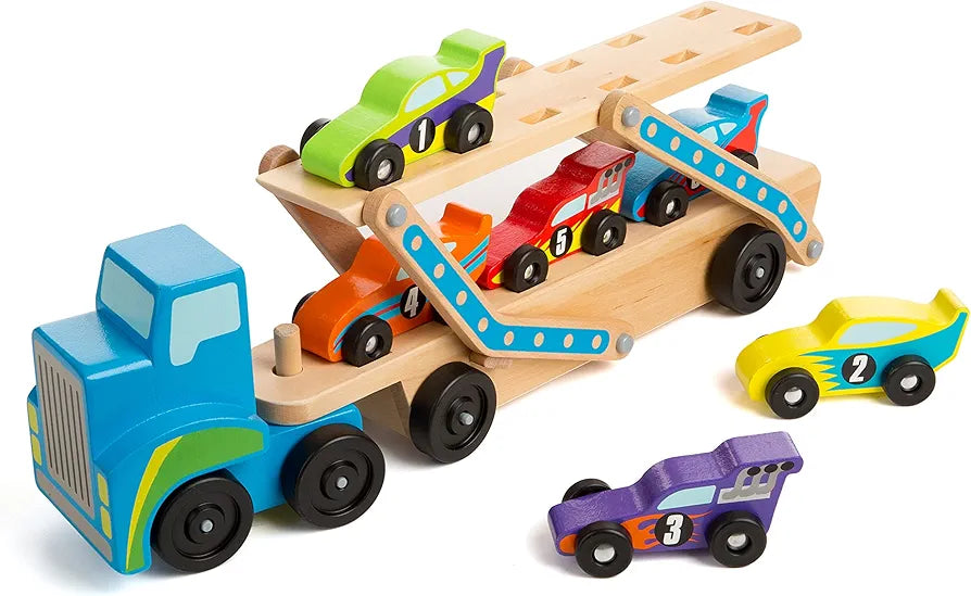 Melissa & Doug - Jumbo Race-Car Carrier