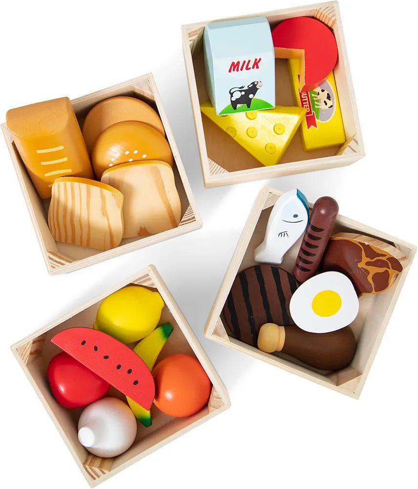 Melissa & Doug - Wooden Food Groups