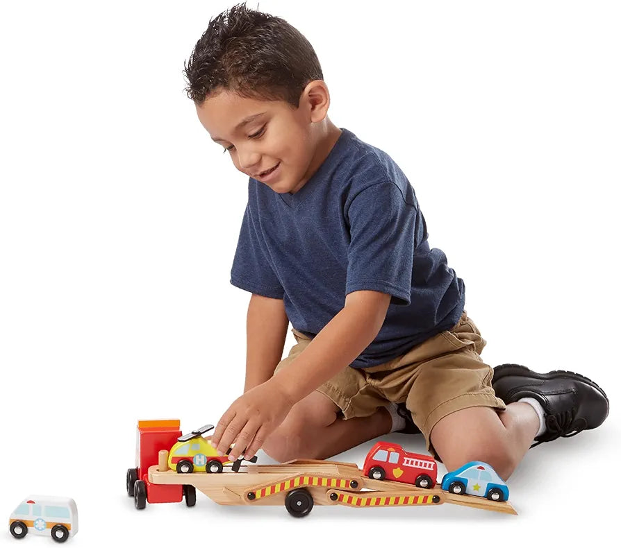 Melissa & Doug - Emergency Vehicle Carrier