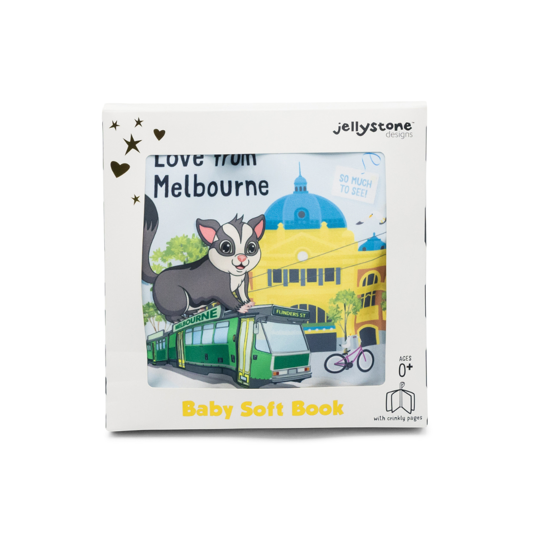 Jellystone Baby Soft Book - Welcome to Melbourne