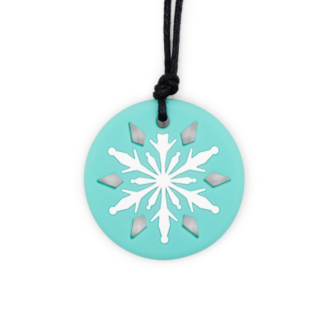 Jellystone Snowflake Sensory Chew Pendant