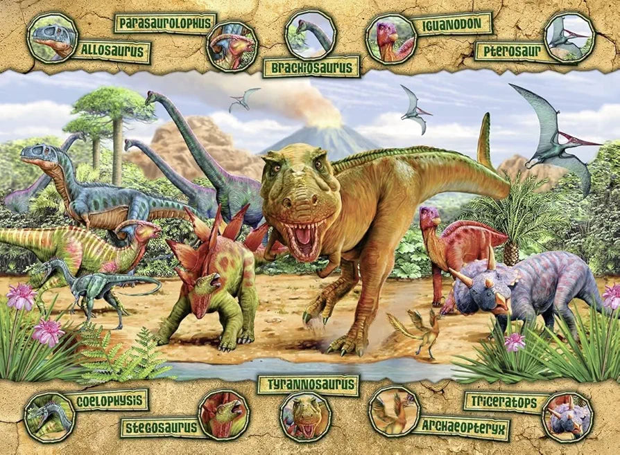 Ravensburger Dinosaurs Puzzle 100pc