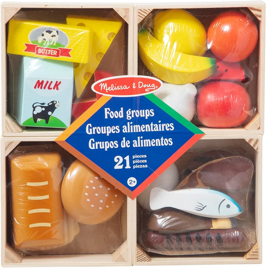 Melissa & Doug - Wooden Food Groups