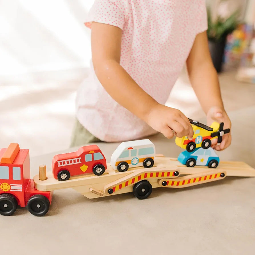 Melissa & Doug - Emergency Vehicle Carrier