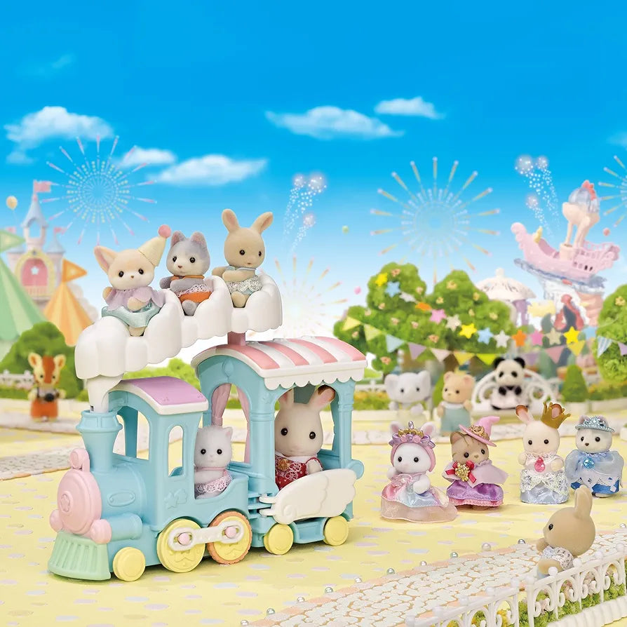 Sylvanian Families - Floating Cloud Rainbow Train