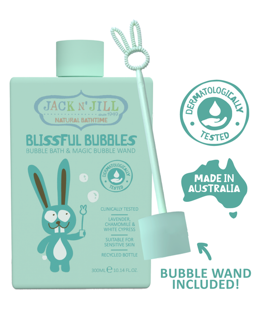 Jack'n'Jill Bubble Bath with Bubble Wand - Natural 300mL