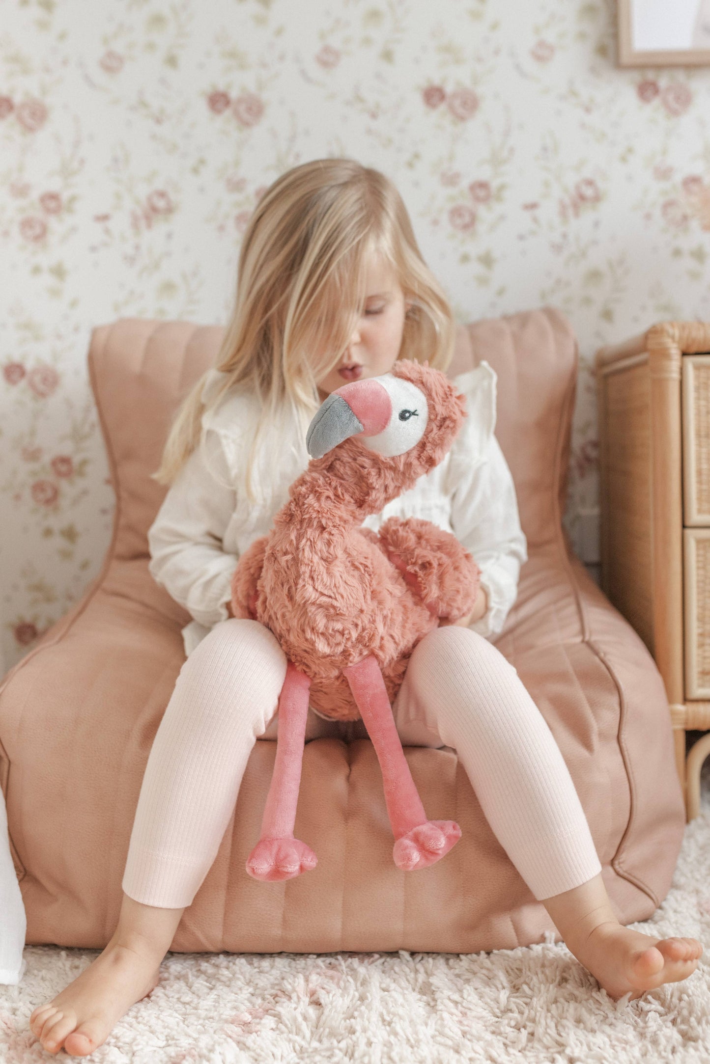 Francesca The Flamingo Weighted Toy