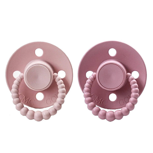 CMC Bubble Dummies Pack Of 2 - Blush + Dusty Rose