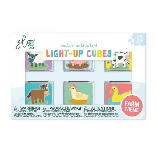 Jellystone Limited Edition Light-Up Cubes, 6-Pack Zoo Animals