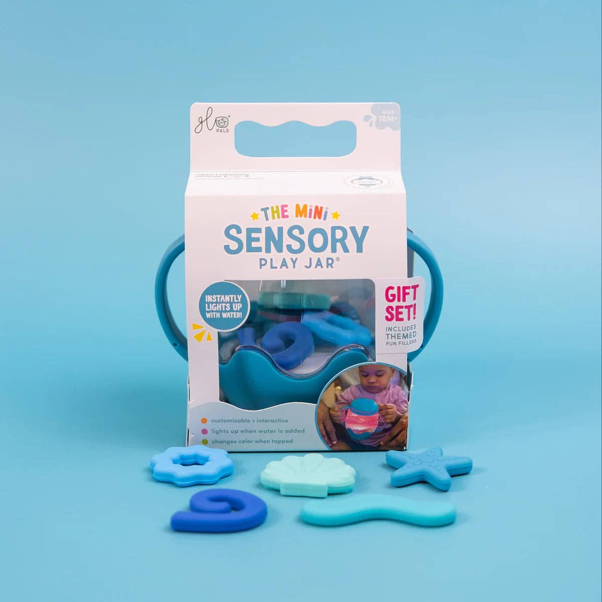 Jellystone Mini Sensory Play Jar® Gift Set - BLUE Lagoon