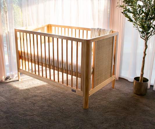 Aliya Rattan Cot – Natural