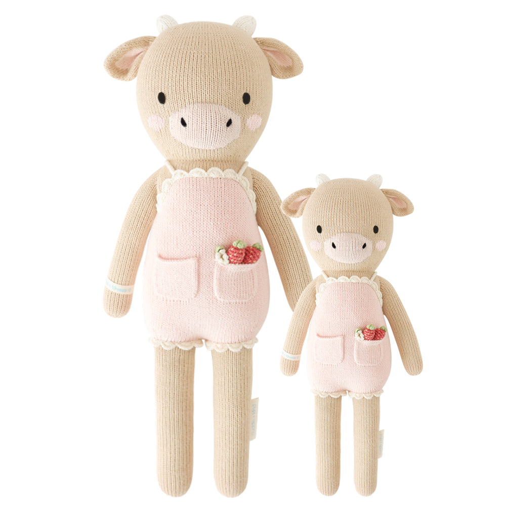 Cuddle + Kind Little Ava The Cow 13" - Powder Pink