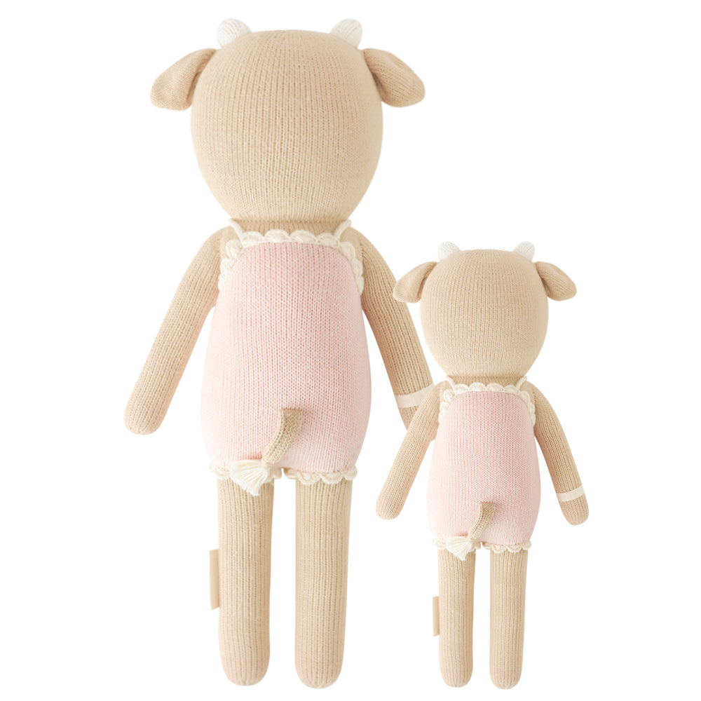 Cuddle + Kind Little Ava The Cow 13" - Powder Pink