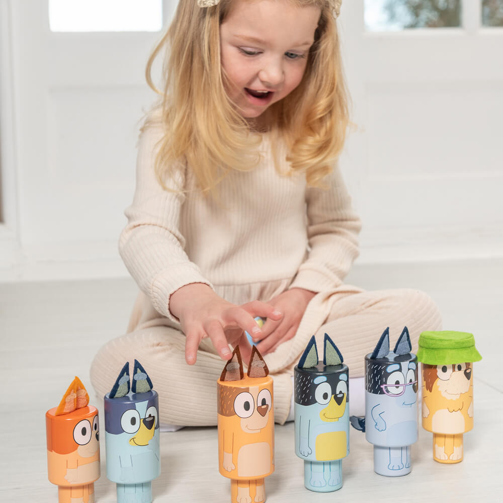 Bluey Wooden Character Skittles | Serenity Kids