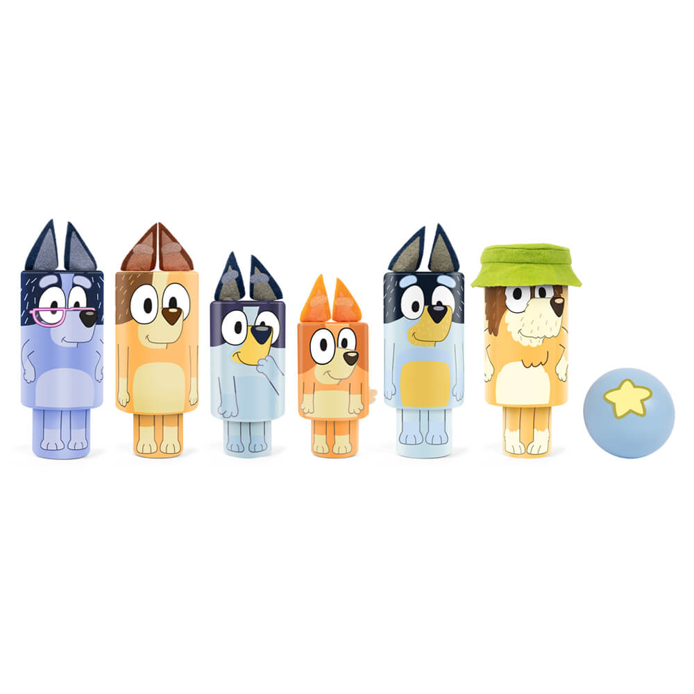 Bluey Wooden Character Skittles | Serenity Kids