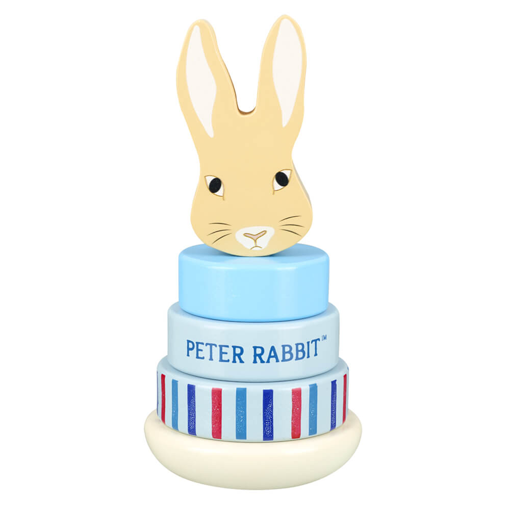 Peter Rabbit Wooden Baby Toy Stacking Ring