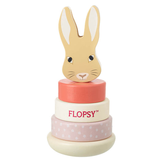 Flopsy Wooden Baby Toy Stacking Ring