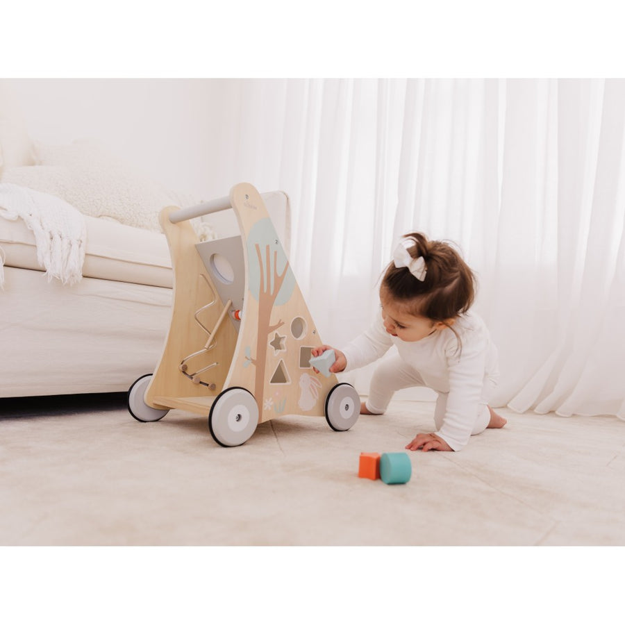 Bubble Wooden Activity Play Walker