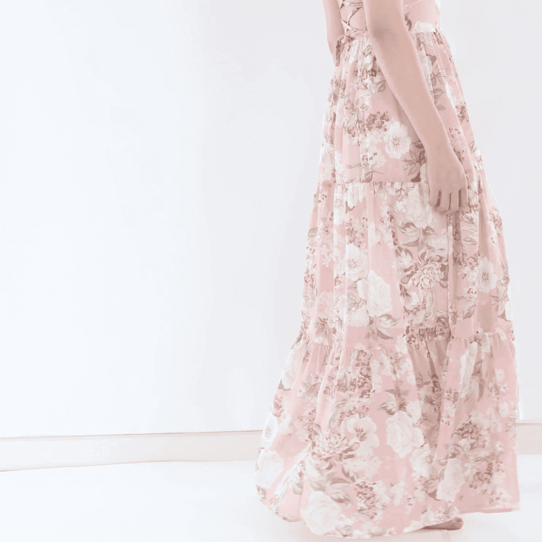 Savannah Girls Floral Maxi Dress